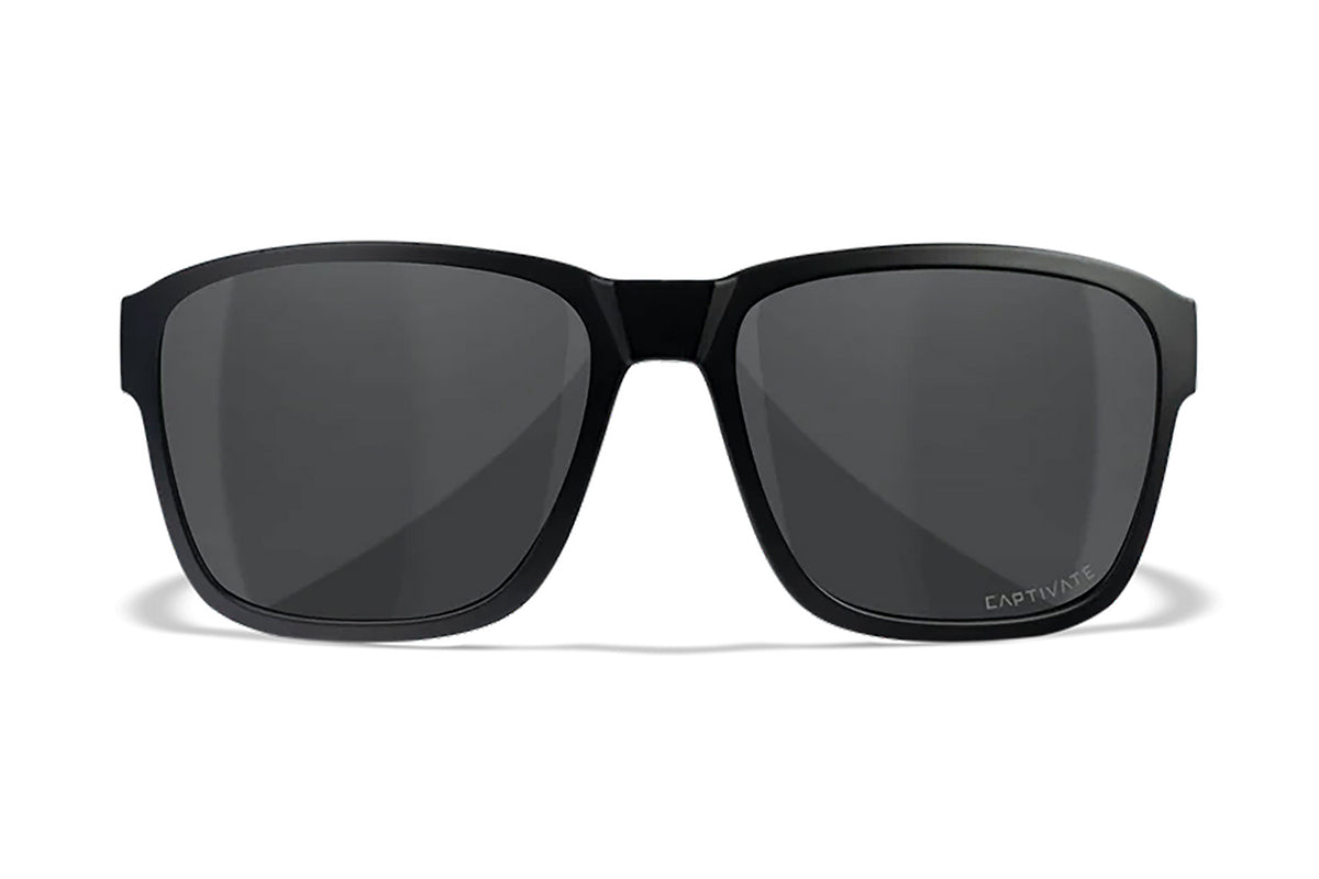 Wiley X AC6TRK18 Trek M/L Protective Eyewear – Gray Lens, Matte Black Frame