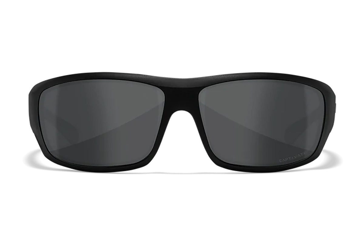 Wiley X ACOME08 Omega M/L Gray Polycarbonate Lens Matte Black Frame Safety Glasses