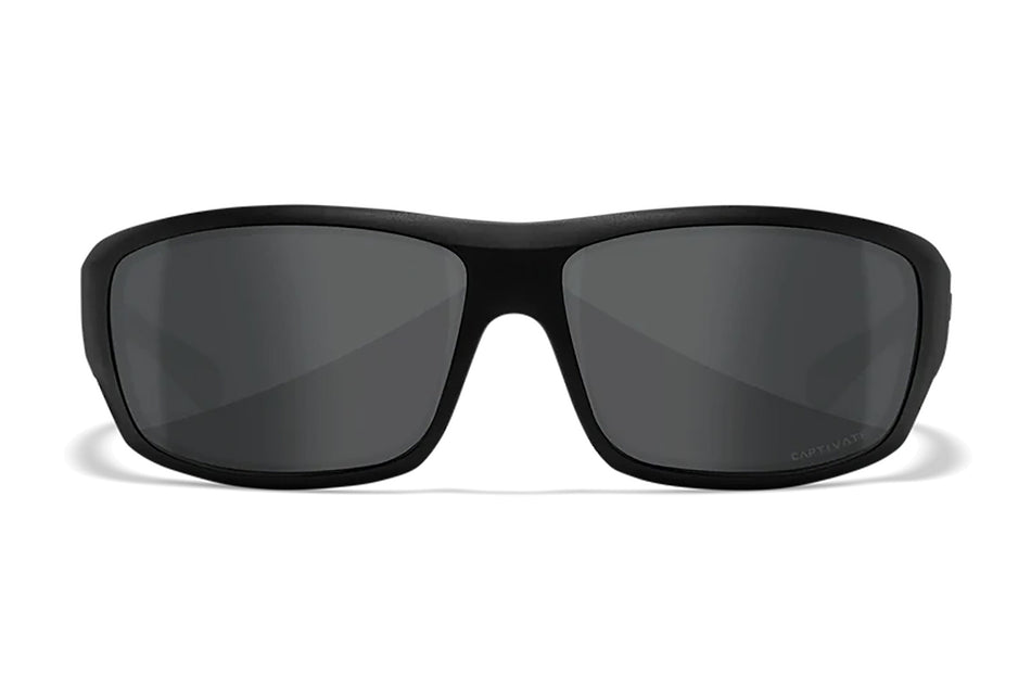 Wiley X ACOME08 Omega M/L Gray Polycarbonate Lens Matte Black Frame Safety Glasses