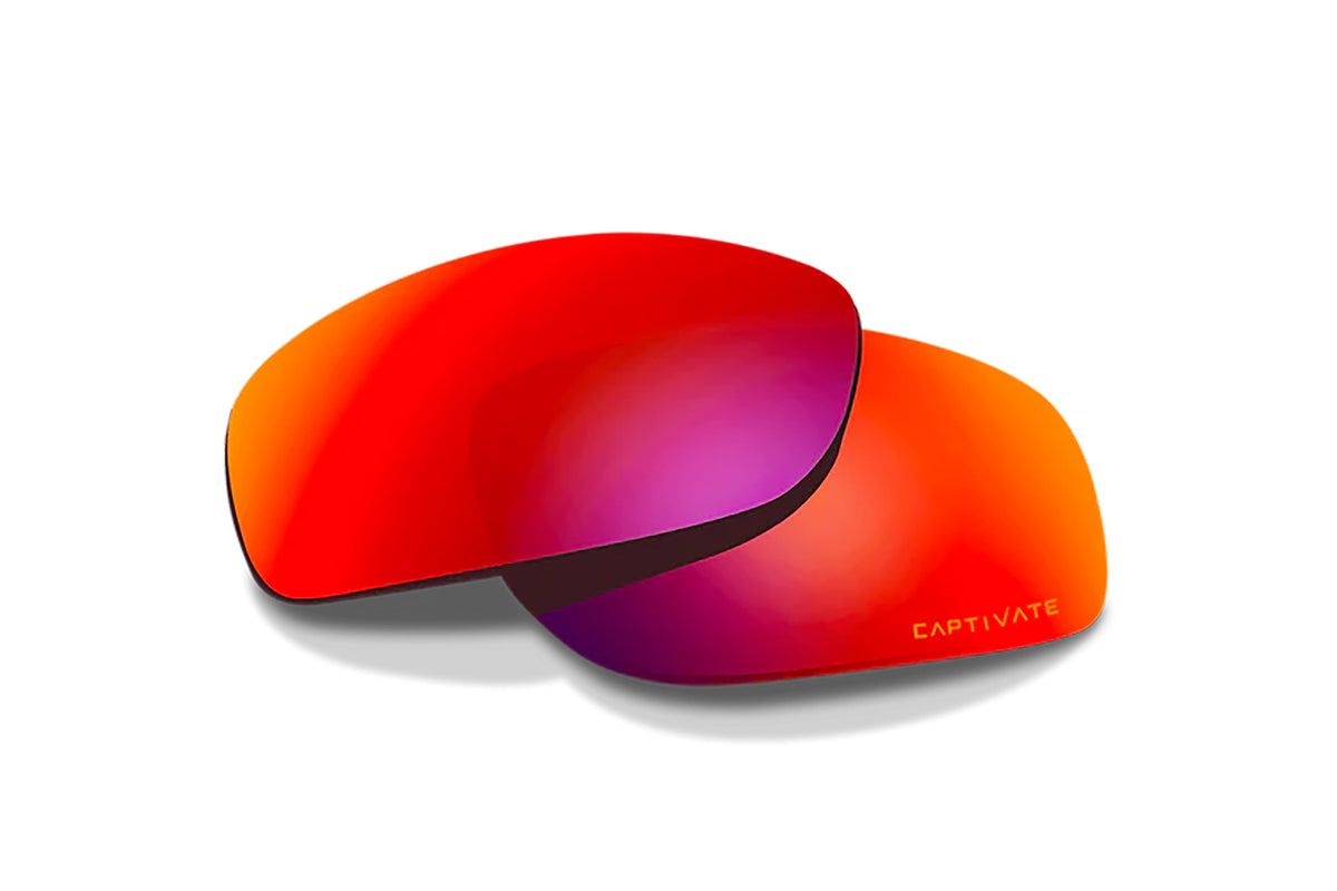 Wiley X P-17RM Twisted Red Mirror Polycarbonate Lens Safety Glasses