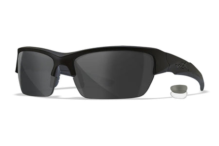Wiley X CHVAL07 Valor Medium Smoke Gray/Clear Polycarbonate Lens Matte Black Frame Safety Glasses