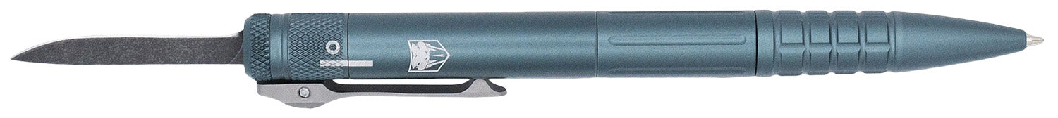CobraTec CNCOTFPGRYGEN2 Gen II Tactical OTF Pen Knife Gray Aluminum D2 Steel Blade with Pocket Clip