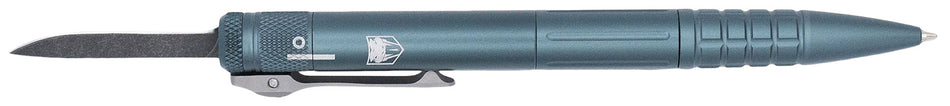 CobraTec CNCOTFPGRYGEN2 Gen II Tactical OTF Pen Knife Gray Aluminum D2 Steel Blade with Pocket Clip