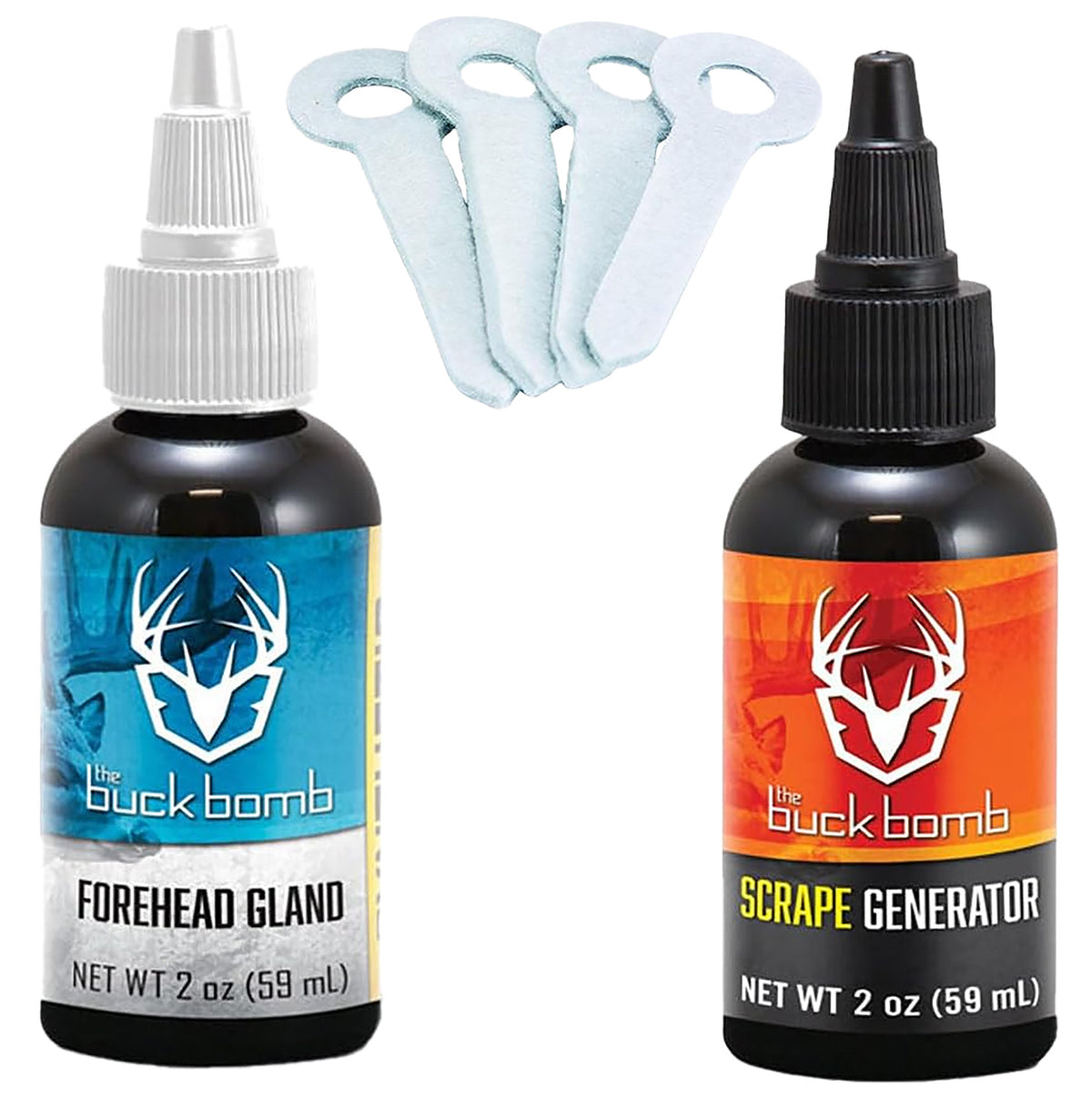 Hunters Specialties Buck Bomb Scrape Kit with Scrape Generator and Forehead Gland Scent