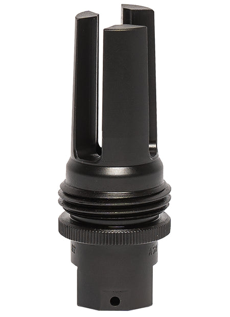 SilencerCo AC5364 ASR Flash Hider Pin & Weld Black Nitride 1/2"x28 Threads 30 Cal
