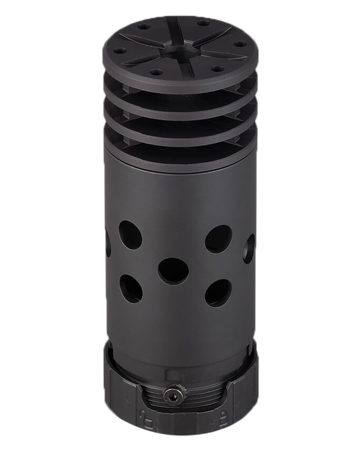 SilencerCo AC2082 ASR Anchor Brake 30 Cal Black Matte Steel