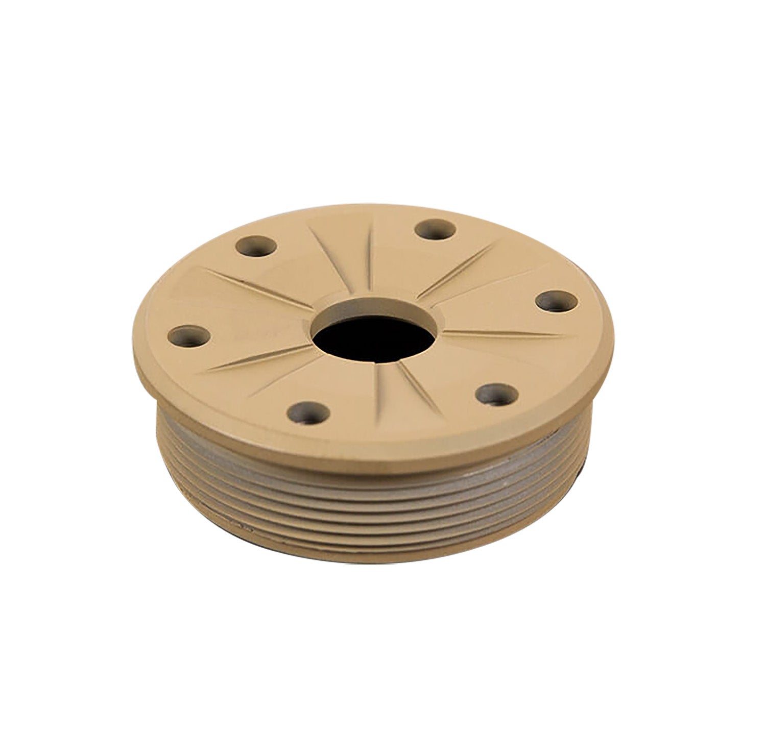 SilencerCo AC1370 Bravo Front Cap 223 Cal Matte FDE Suppressor Cap