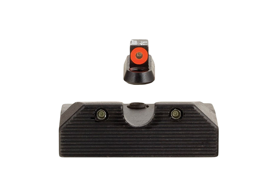 Trijicon 601081 HD XR Night Sight Set Green Tritium Orange Outline Front & Green Tritium Rear for CZ P-10/P-10C