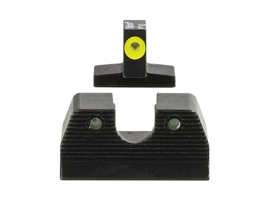 Trijicon 600890 HD XR Night Sight Set Green Tritium Yellow Outline Front & Green Tritium Rear for FN FNP/FNX