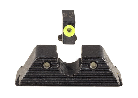 Trijicon 600845 HD XR Night Sight Set Green Tritium Yellow Outline Front & Green Tritium Rear for Glock 42/43/43X/48 (Excl. MOS)