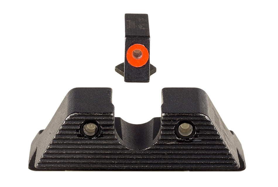 Trijicon 600846 HD XR Night Sight Set Green Tritium Orange Outline Front & Green Tritium Rear for Glock 42/43/43X/48 (Excl. MOS)