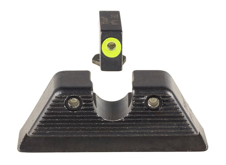 Trijicon 601091 HD XR Night Sight Set Green Tritium Yellow Outline Front & Green Tritium Rear for Most Glock/17 MOS/19 MOS/45 MOS