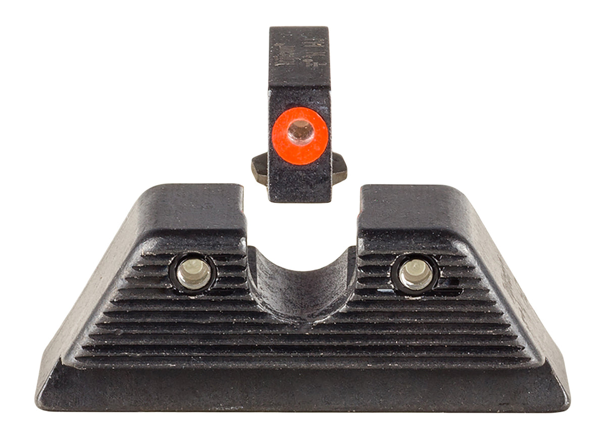 Trijicon 601092 HD XR Night Sight Set Green Tritium Orange Outline Front & Green Tritium Rear for Most Glock/17 MOS/19 MOS/45 MOS