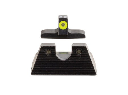 Trijicon 600895 HD XR Night Sight Set Green Tritium Yellow Outline Front & Green Tritium Rear for H&K VP9/P30/P30L/P30SK/45C