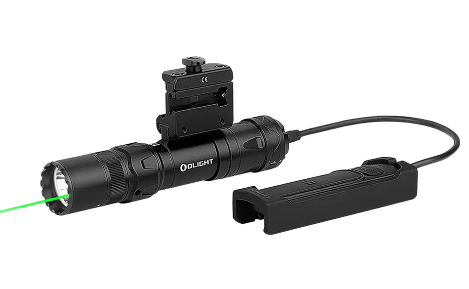 Olight Odin GLM Black Tactical Flashlight 1,500 Lumens 215 Meter Beam Distance