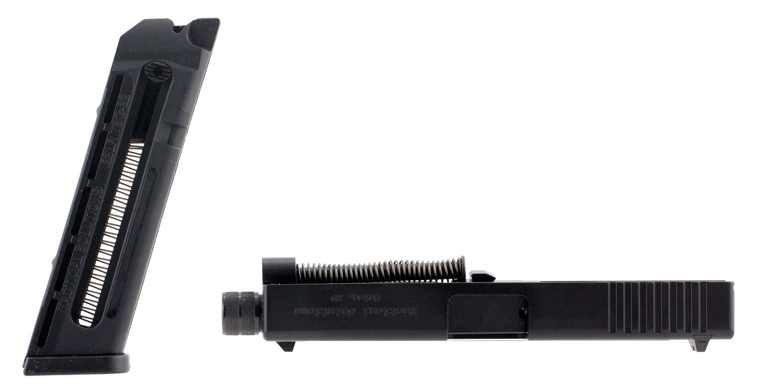 Tactical Solutions TSG-22 Conversion Kit for Glock 19/23/32/38 22LR Black 4.80" Steel Barrel w/Magazine