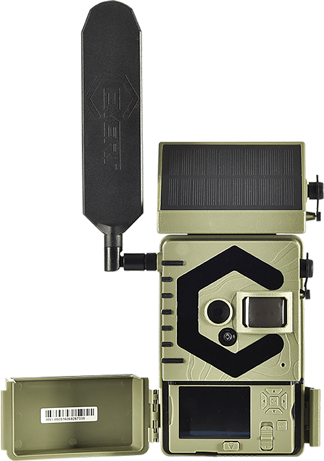 Covert Interceptor Solar Trail Camera 2K Video Integrated Solar Panel GPS Tracking