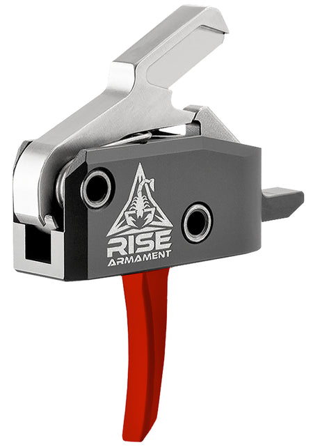Rise Armament RA434REDAWP RA-434 High Performance Trigger Black/Red/Silver Single-Stage