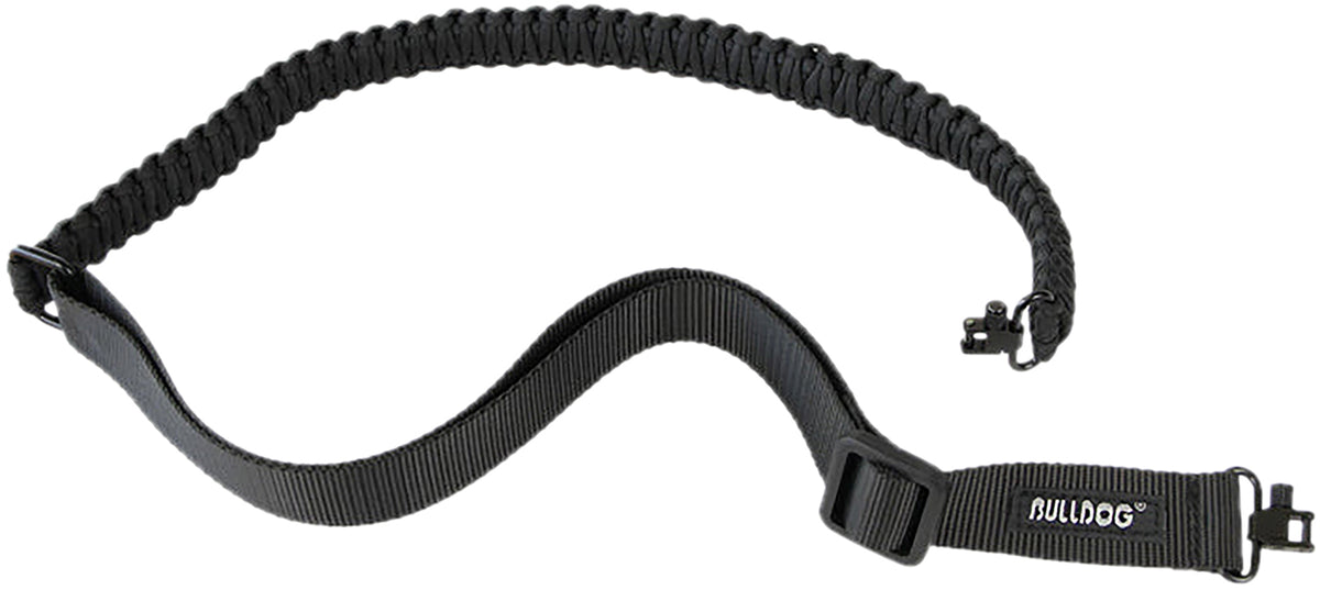 Bulldog BD835 Deluxe Black Paracord Rifle Sling