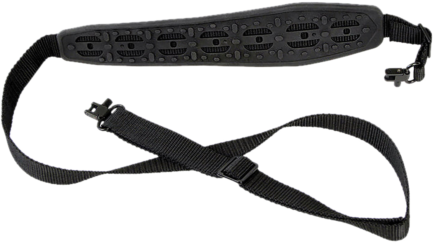Bulldog BD839 Deluxe Rifle Sling with Locking Swivels, Black