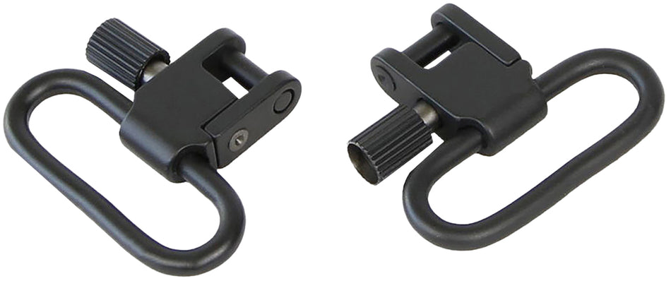 Bulldog BD880 Deluxe Locking Sling Swivel Set 1" Black Steel