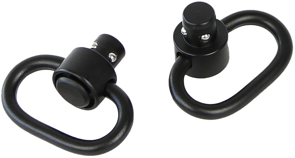 Bulldog BD884 Deluxe QD Push Button Swivel Black 1.25" Steel