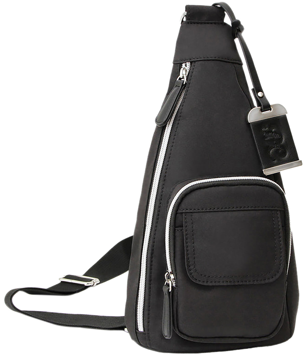 Bulldog Cases Concealed Carry Sling Bag with Holster, Black Polyurethane BDP-084