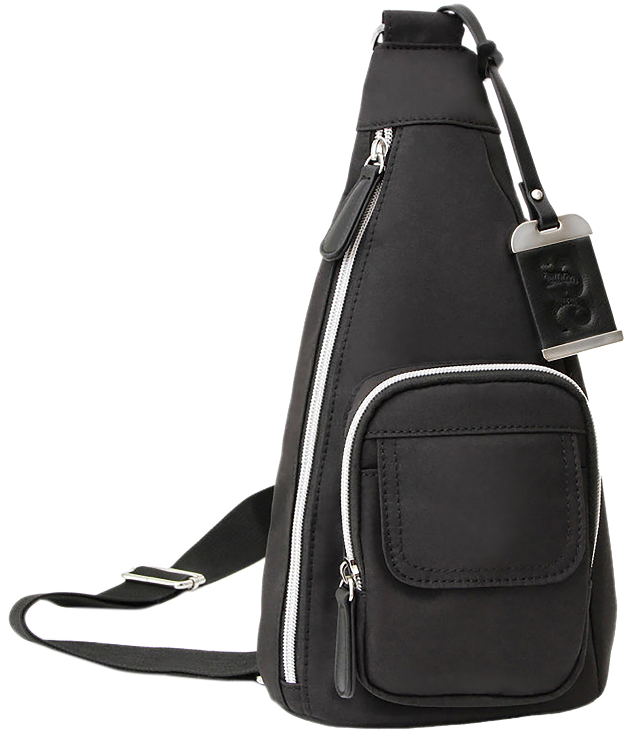 Bulldog Cases Concealed Carry Sling Bag with Holster, Black Polyurethane BDP-084