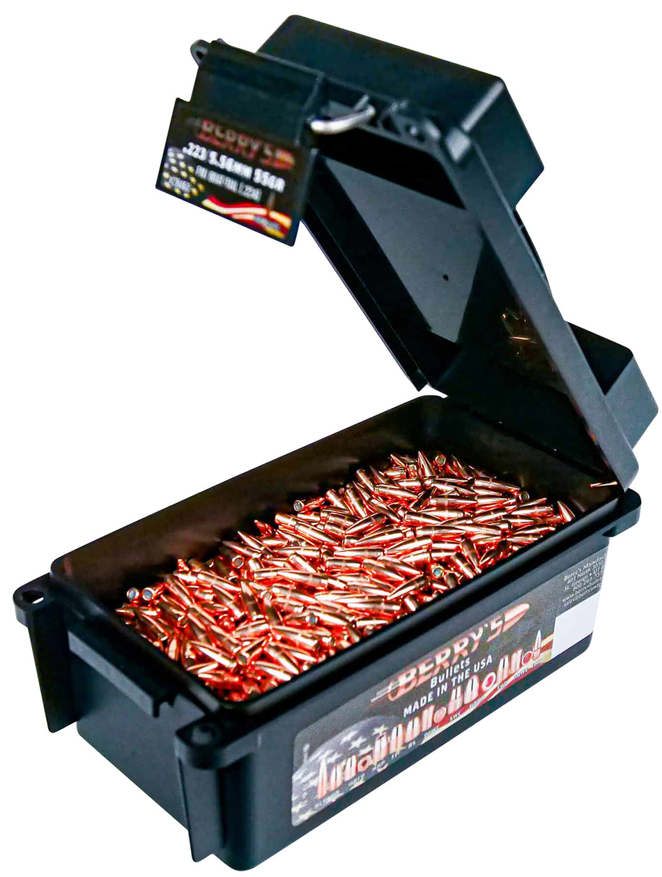 Berry's 37754 223/5.56 Cal 62gr FMJBT Component Projectiles