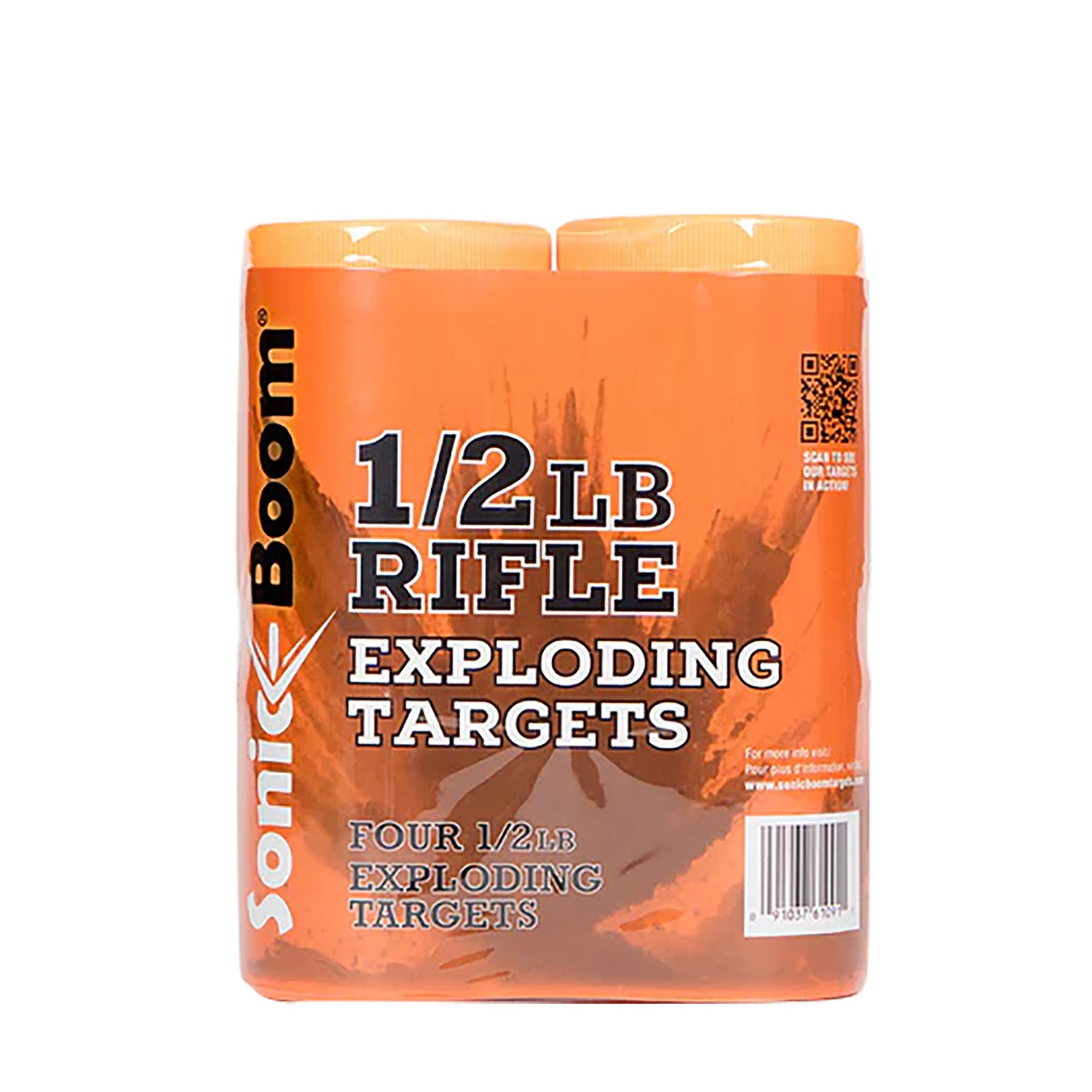 Sonic Boom SBTHP4P Rifle Exploding Target 0.50 lb Non-Toxic Two-Part Mix 4 Pack