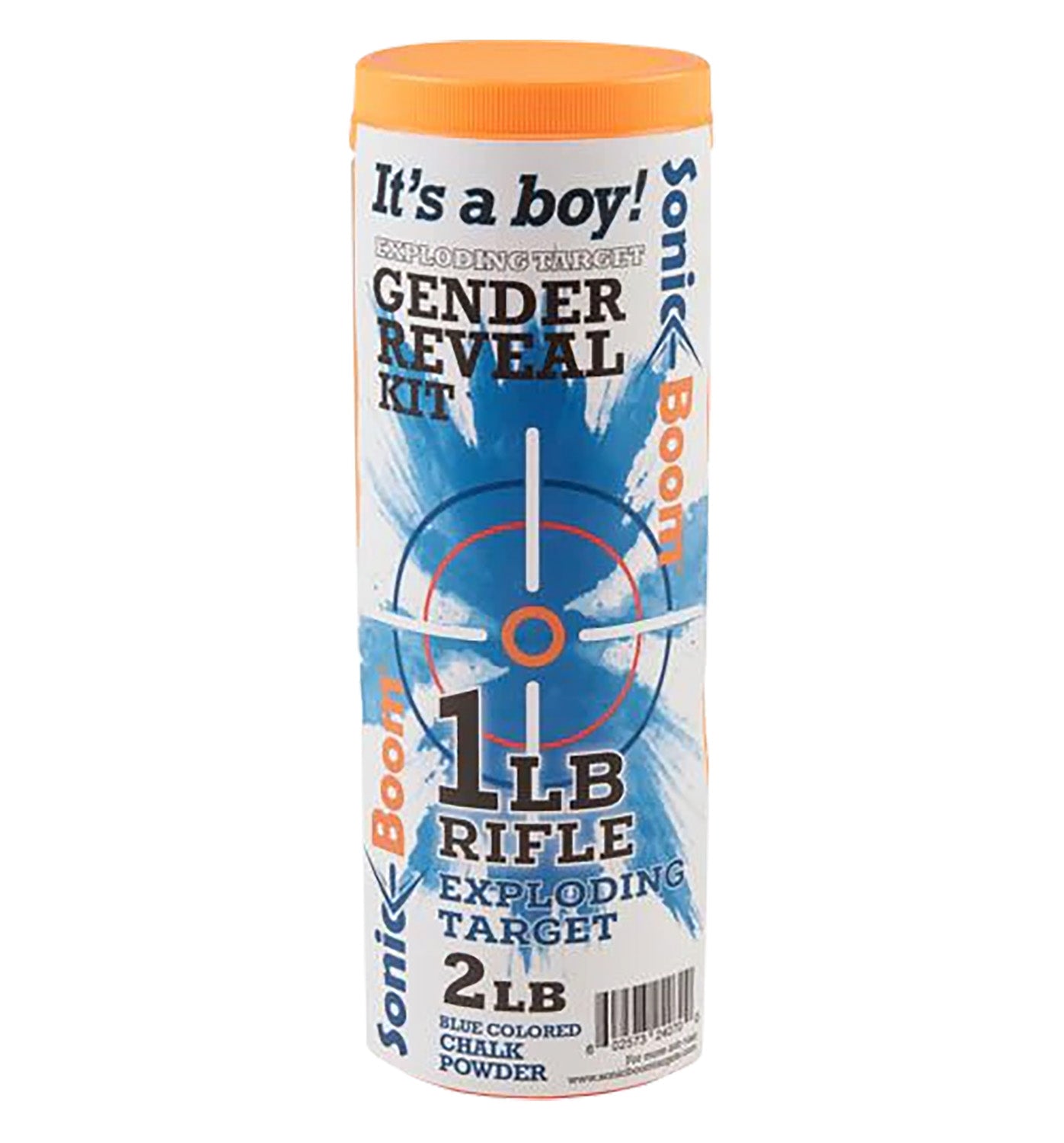 Sonic Boom SBTGRBOY Gender Reveal Exploding Target Kit Rifle 1 lb Boy Blue