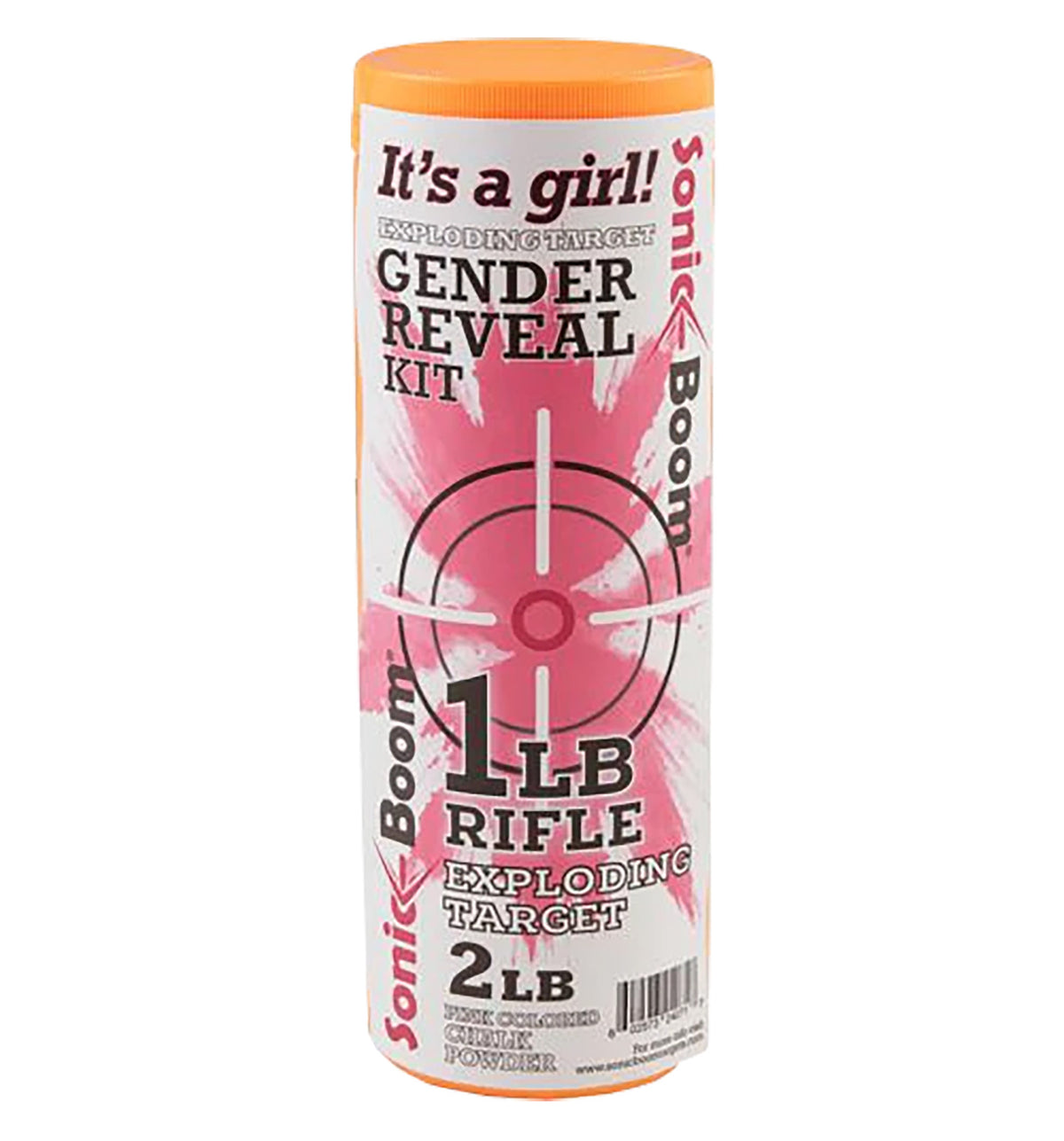 Sonic Boom SBTGRGIRL Gender Reveal Exploding Target Kit, 1 lb, Girl (Pink)