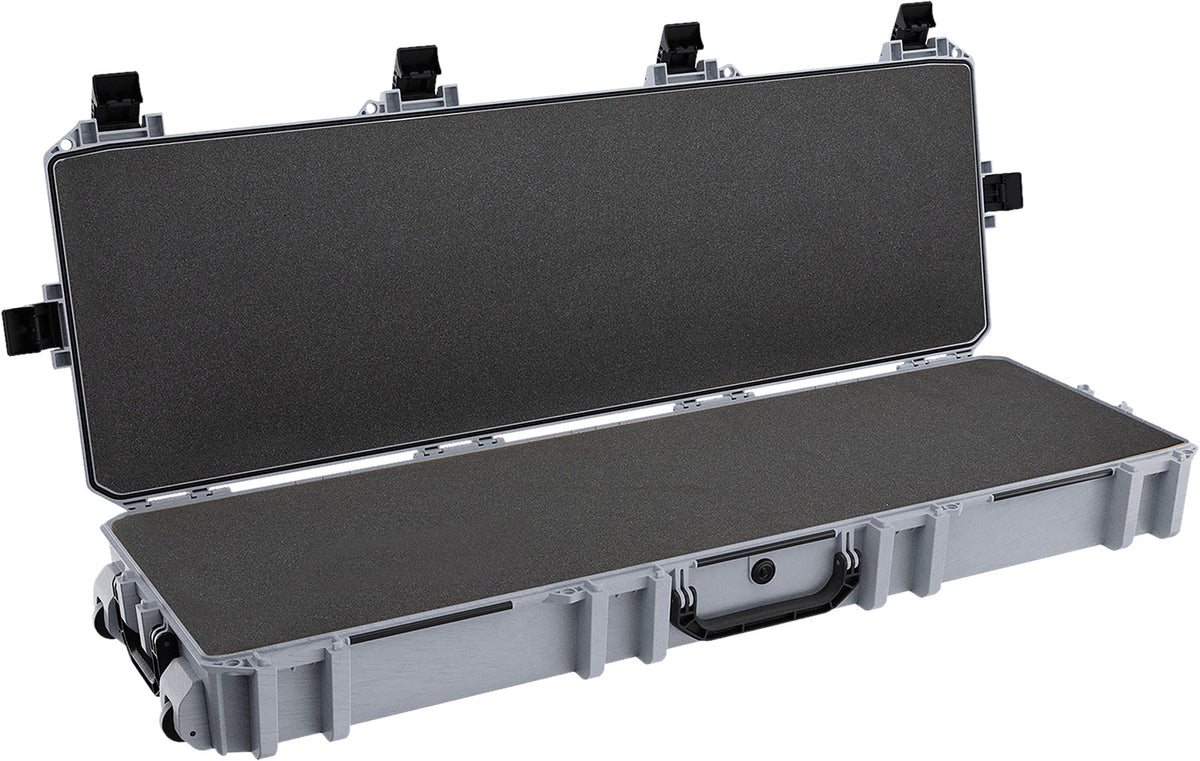 Pelican VCV8000000GRY Vault Double Rifle Hard Case 53" Gray Polyethylene