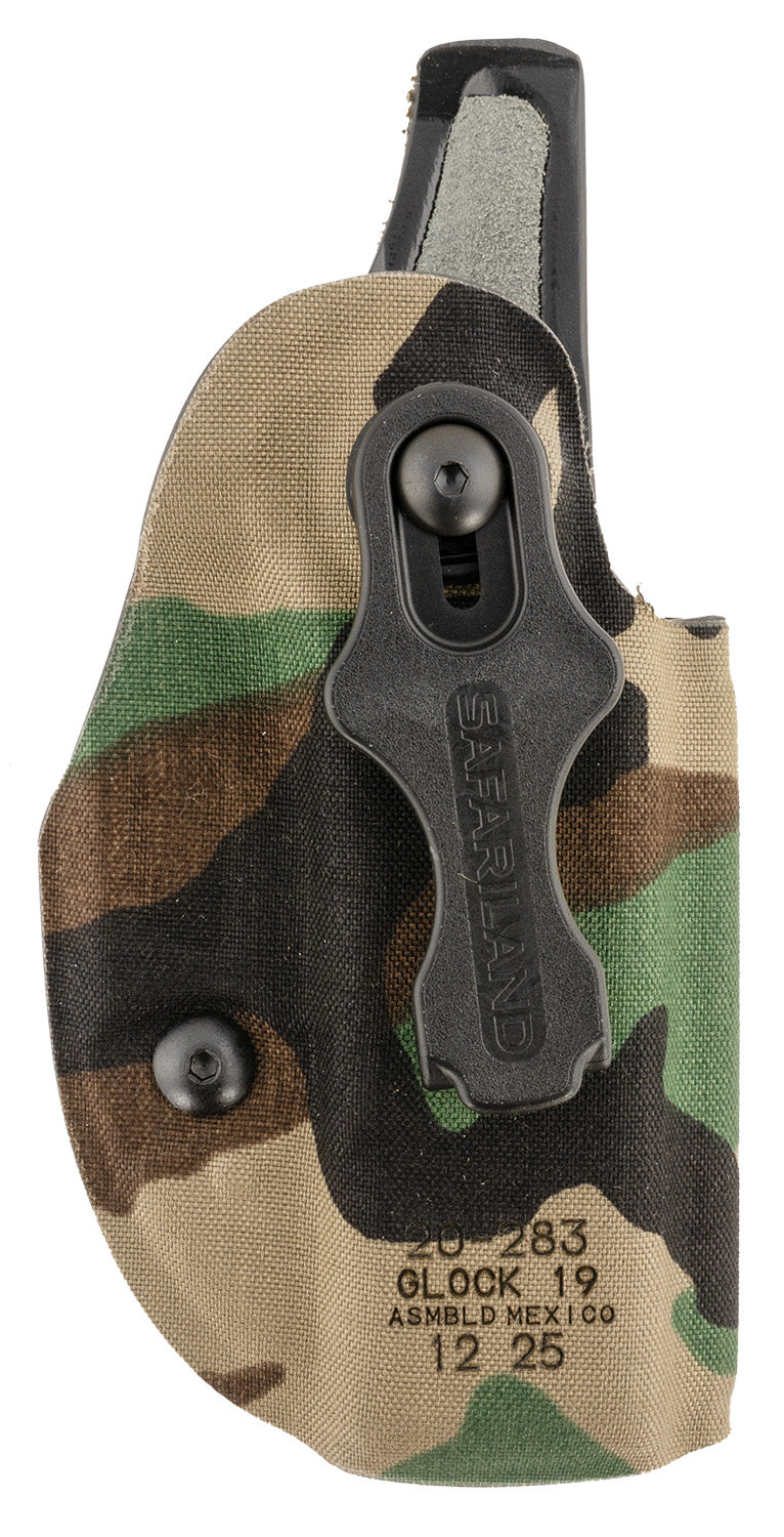Safariland Species IWB Holster Woodland Camo Glock 19 Belt Clip Right Hand
