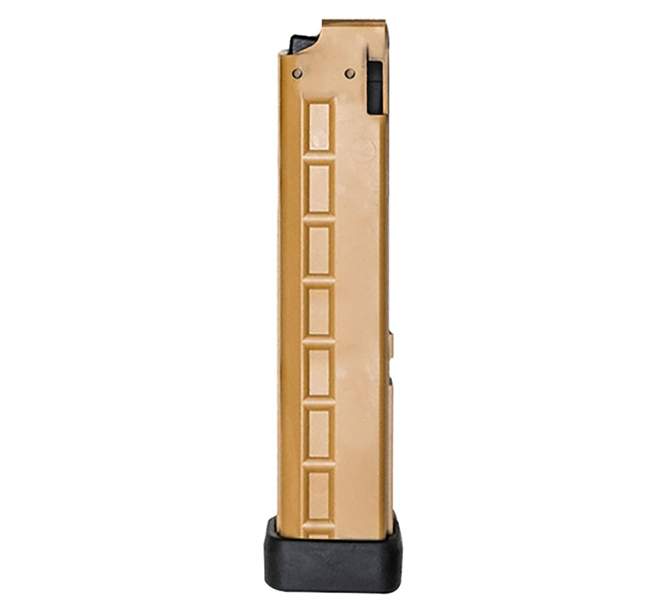B&T Firearms BT-440245-CT Covert Slip-In 25rd 9mm Luger Magazine Fits KH9 Coyote Tan