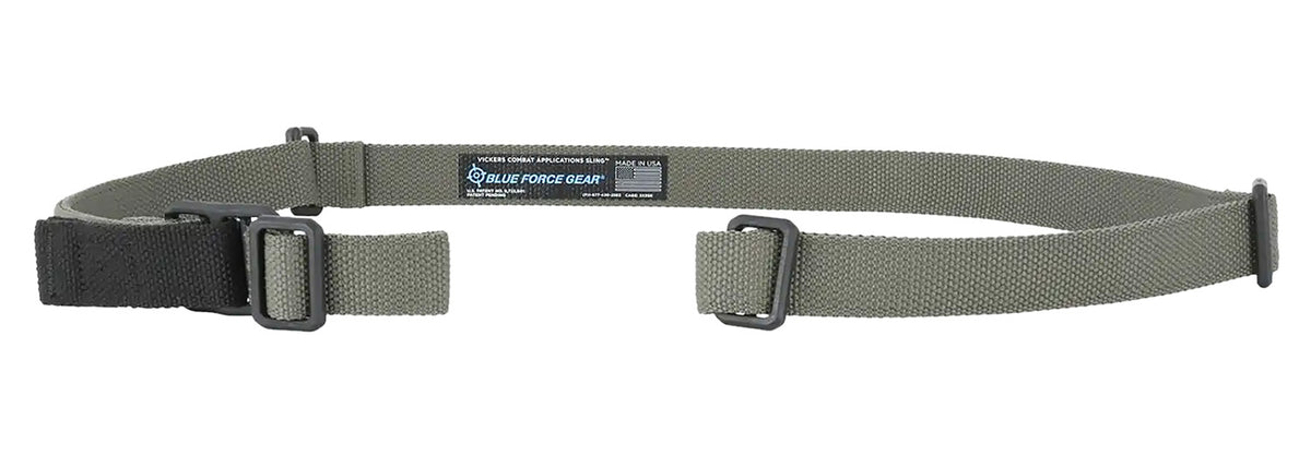 Blue Force Gear VCAS125OARG Vickers Sling Ranger Green Cordura Rifle 57"-67" OAL