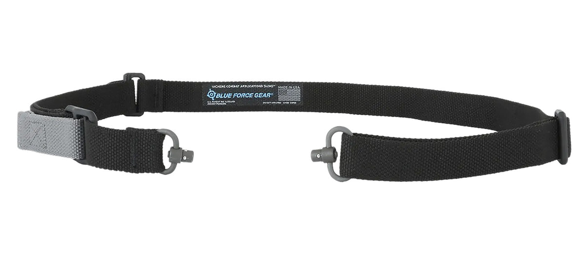 Blue Force Gear VCASPB100AABK Vickers Push Button Sling Black Cordura 36"-62" OAL