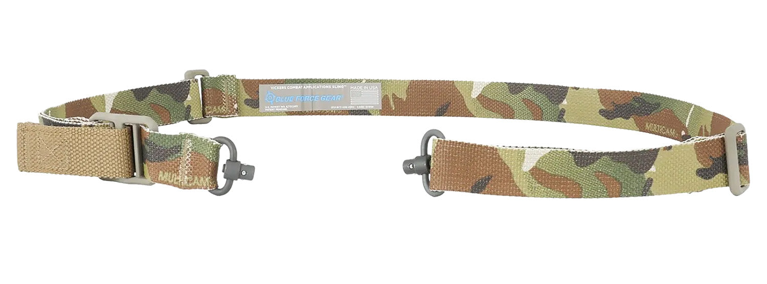 Blue Force Gear VCASPB125AAMC Vickers Push Button Sling MultiCam Cordura Padded 36"-62" OAL