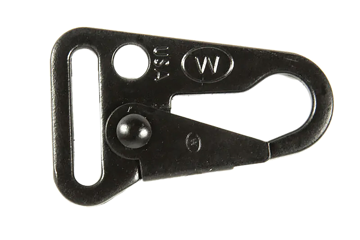Blue Force Gear HK100 Sling Snap Hook Black Steel 1" Sling Loop