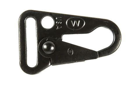 Blue Force Gear HK100 Sling Snap Hook Black Steel 1" Sling Loop