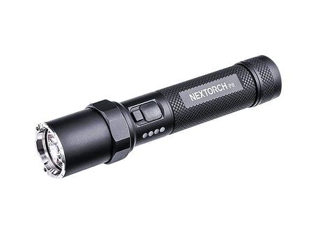 Nextorch P8 Black 1600 Lumens 252 Meter Beam Distance Tactical Patrol Flashlight