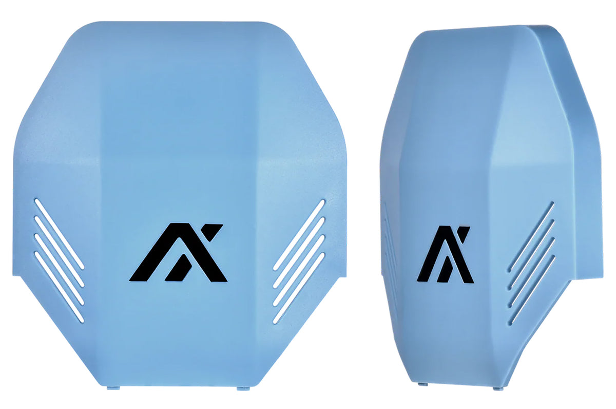 Axil MX Plate Polymer Earmuff Accessory Over the Head Slate Blue