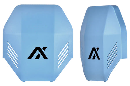 Axil MX Plate Polymer Earmuff Accessory Over the Head Slate Blue