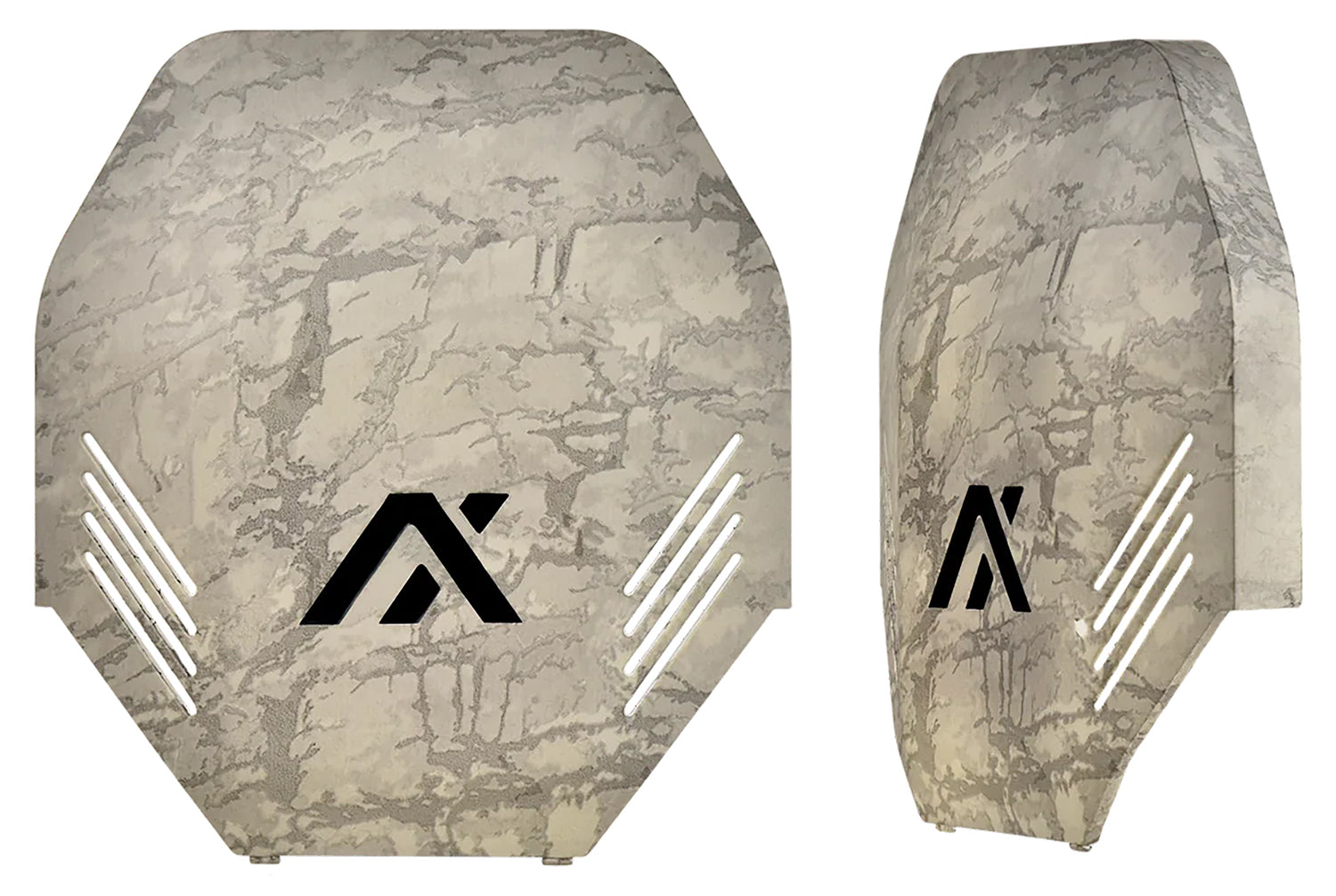 Axil MX Plate Polymer Earmuff Accessory Over the Head Desert Tan