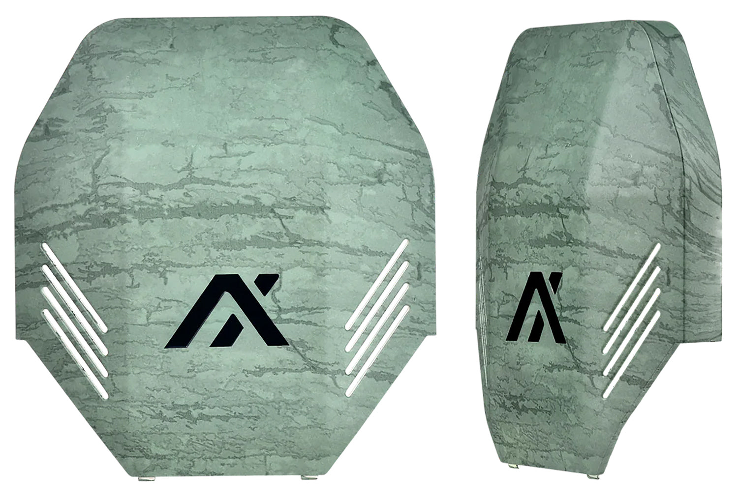 Axil MX Plate Polymer Earmuff Accessory Over the Head Slate Green