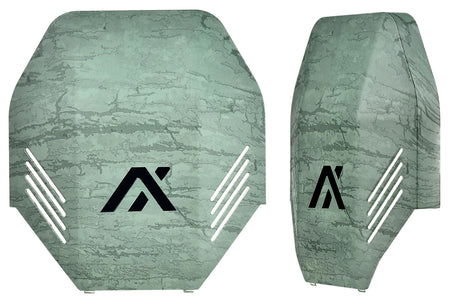 Axil MX Plate Polymer Earmuff Accessory Over the Head Slate Green