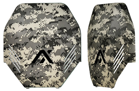 Axil MX Plate Polymer Earmuff Accessory Over the Head Digital Camouflage