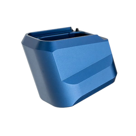 Tyrant CNC TDVP9MAGEXBLUE +5 Magazine Extension for H&K VP9/VP40/VP30 - Blue Aluminum