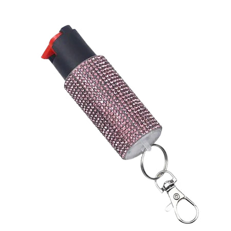 PSPI Eliminator Pepper Spray 0.5 oz Keyring Pink