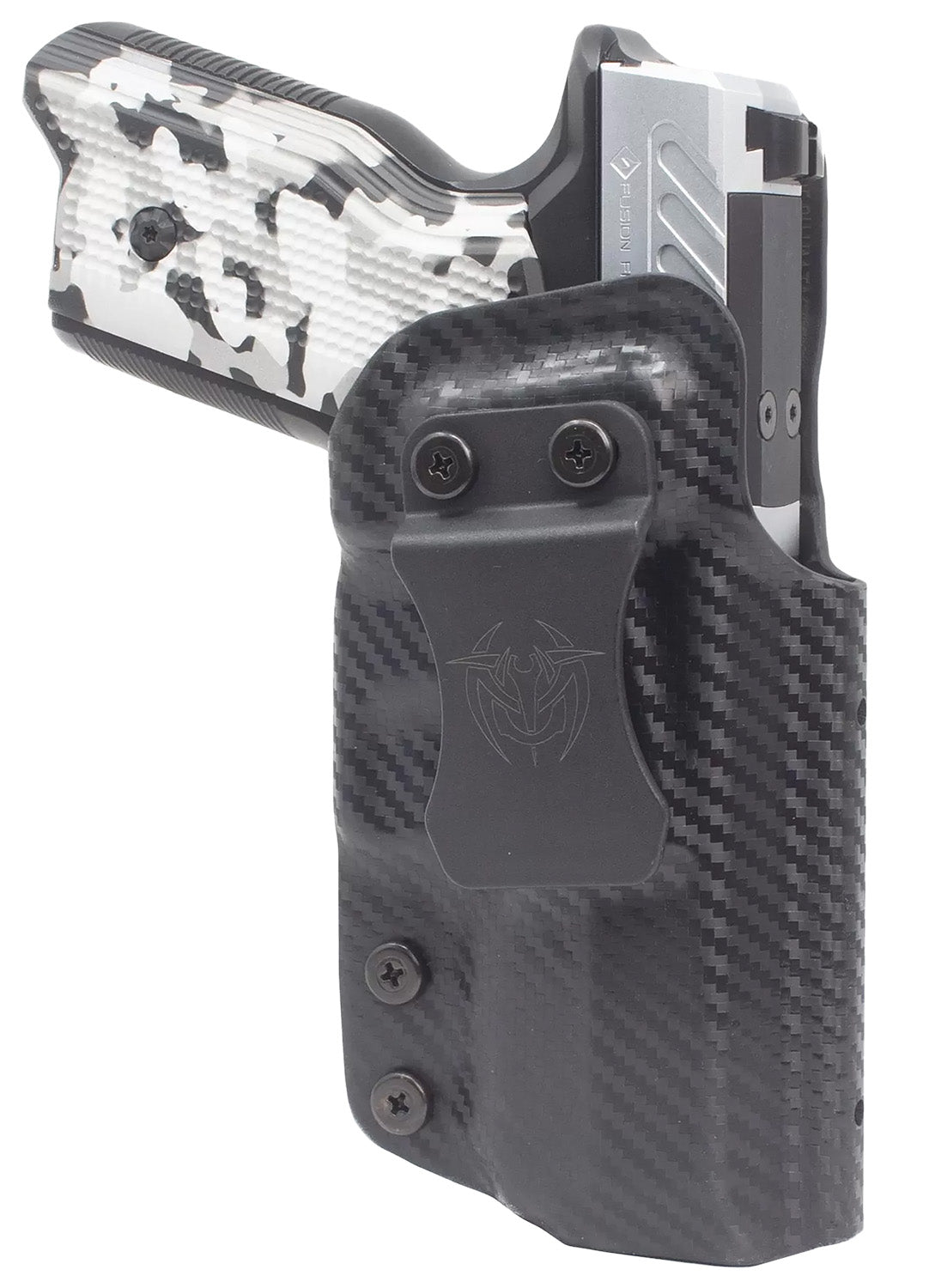 Fusion Firearms XF Pro IWB/OWB Black Boltaron Holster Belt Clip Right Hand